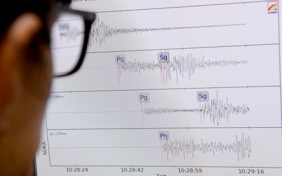Das Erdbeben in Niederösterreich erreichte eine Stärke von 2,5.