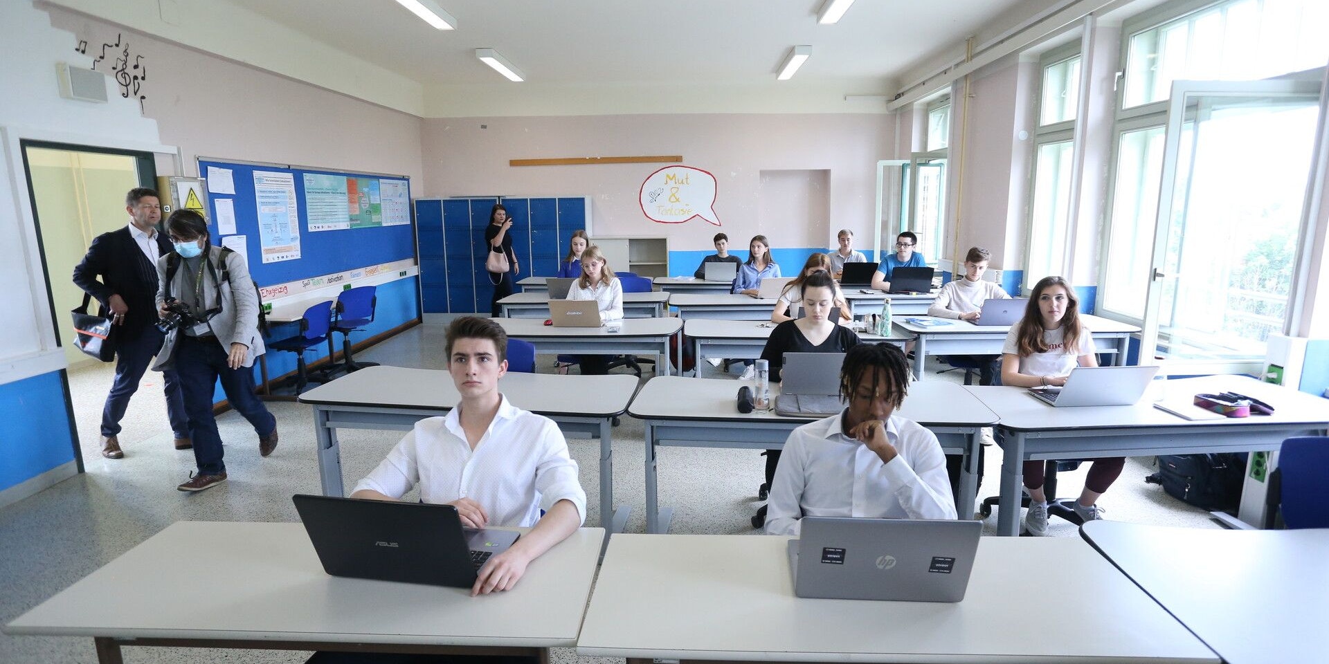 Digitalisiert: Schumpeter-HAK in Wien.