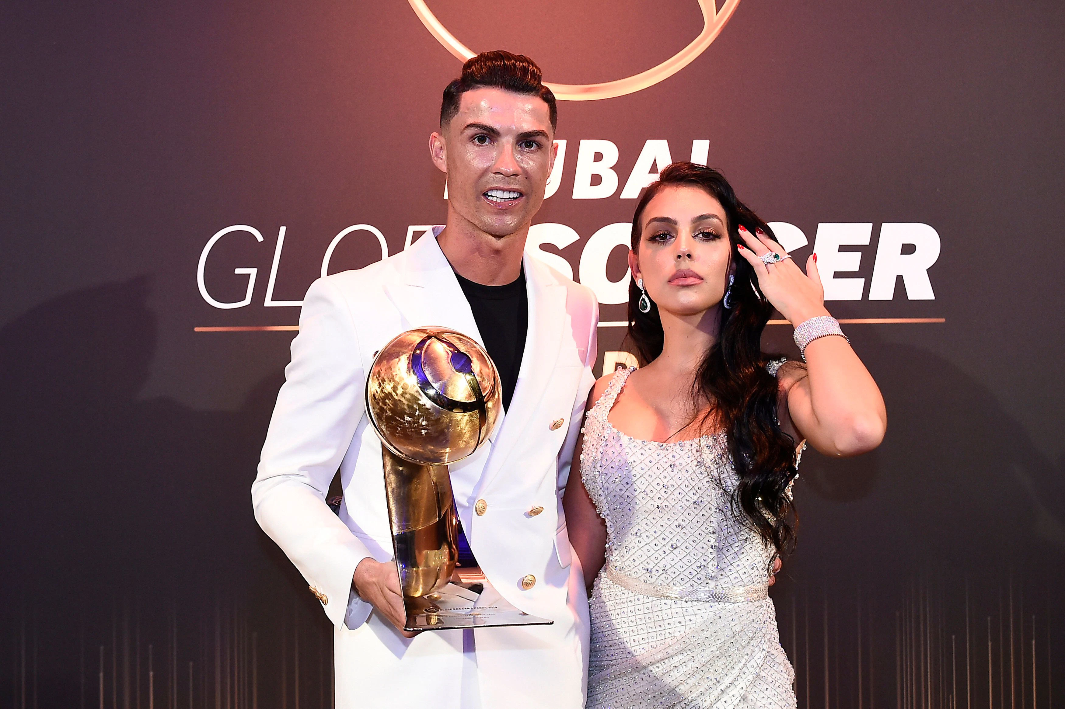 Cristiano Ronaldo mit seiner Georgina
