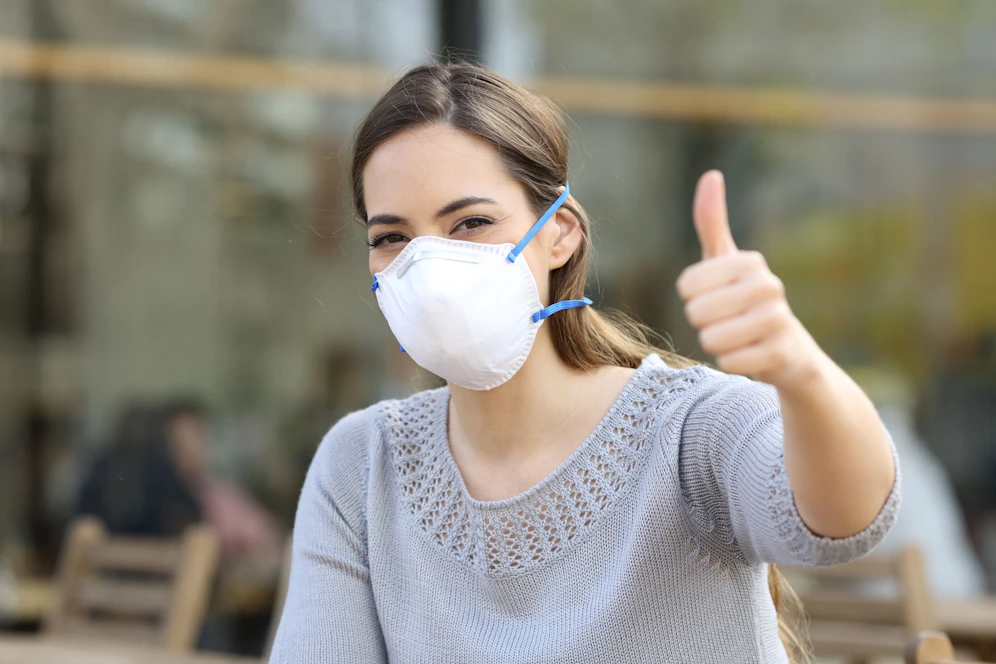 Schutzmasken haben nicht nur gesundheitliche Vorteile.&nbsp;