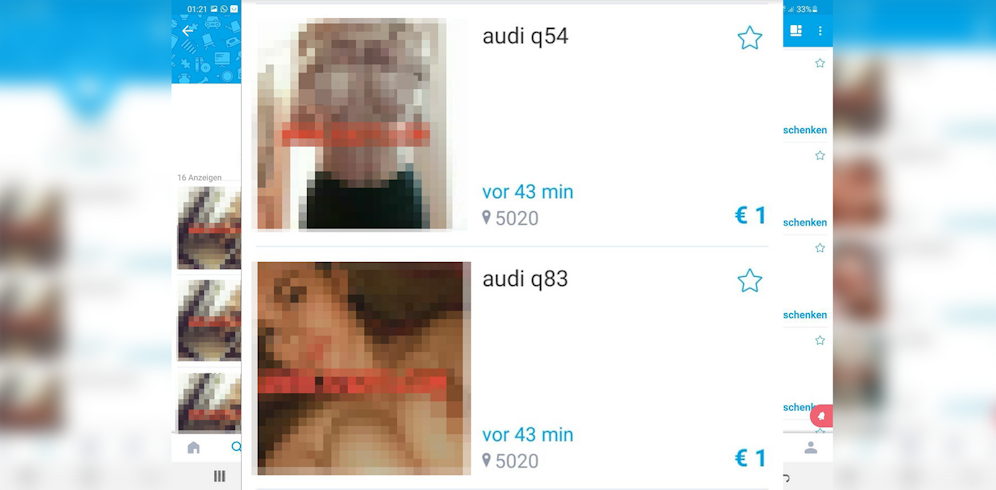 Die Flut an einschlägigen Inseraten scheint nicht abzureißen 