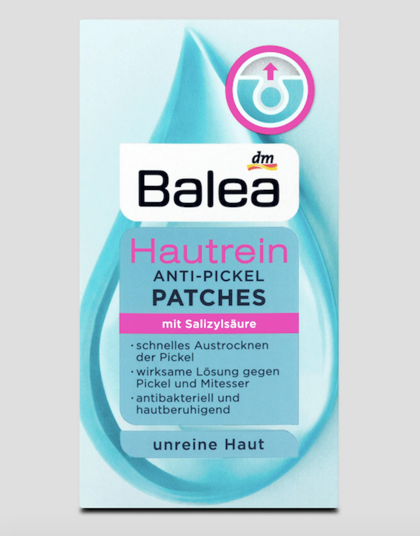 Hautrein Anti-Pickel Patches von Balea um 2,15 Euro.
