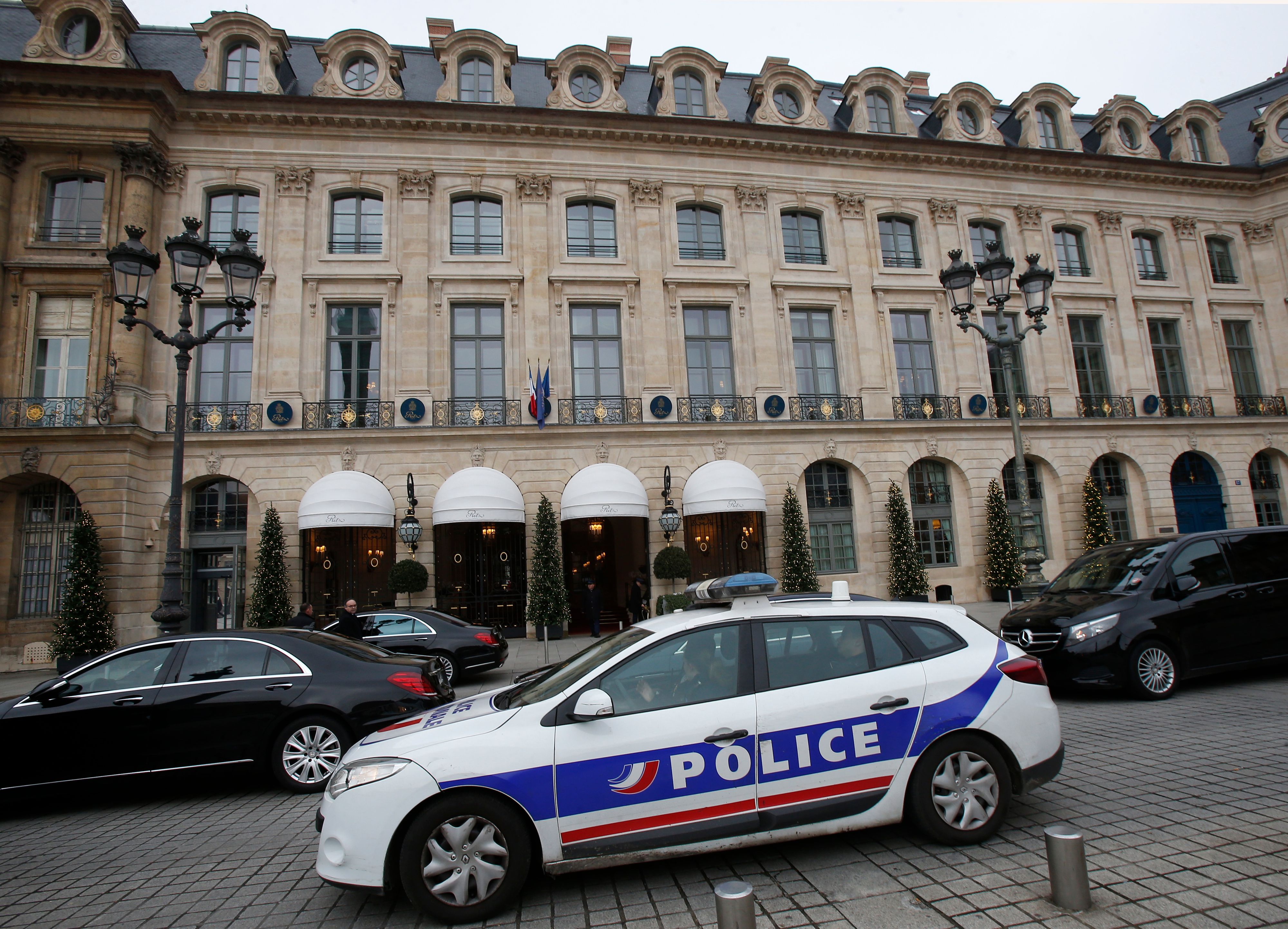 Polizeiauto in Paris (Symbolbild)