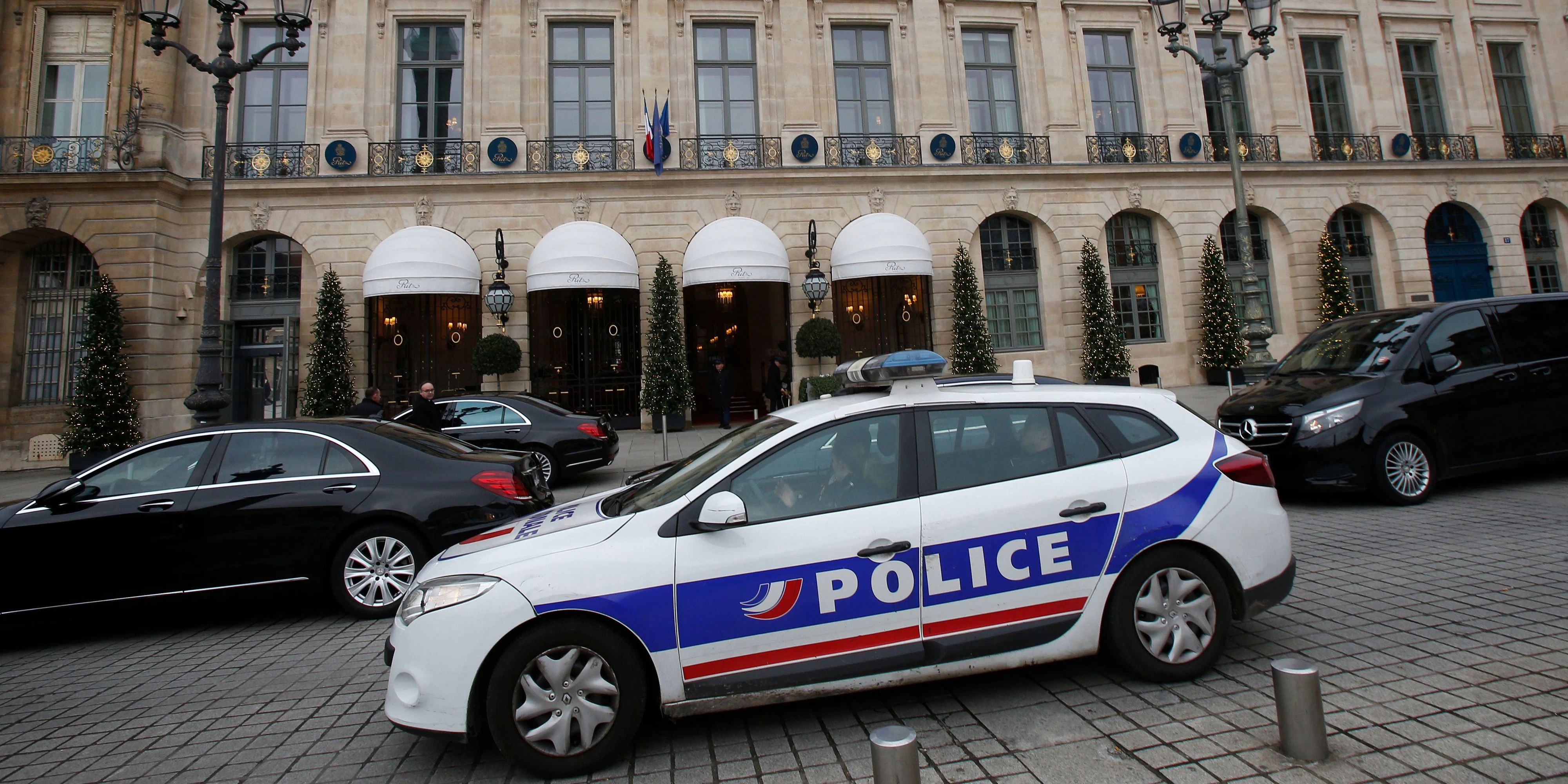 Polizeiauto in Paris (Symbolbild)