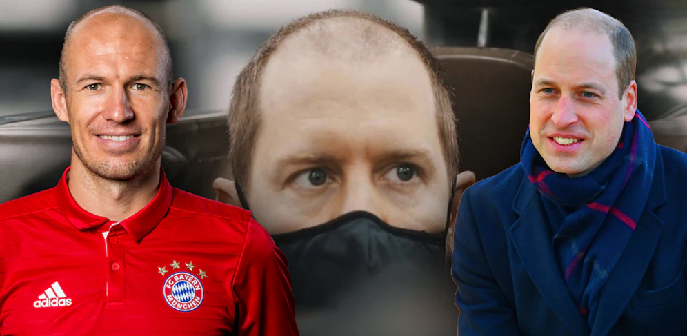 Arjen Robben, Sebastian Vettel und Prince William