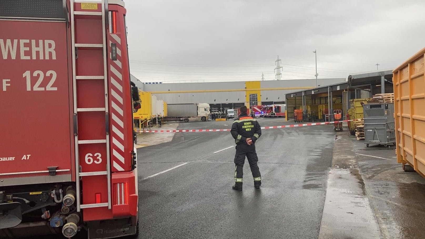 Feuerwehr-Einsatz in Inzersdorf (Liesing)