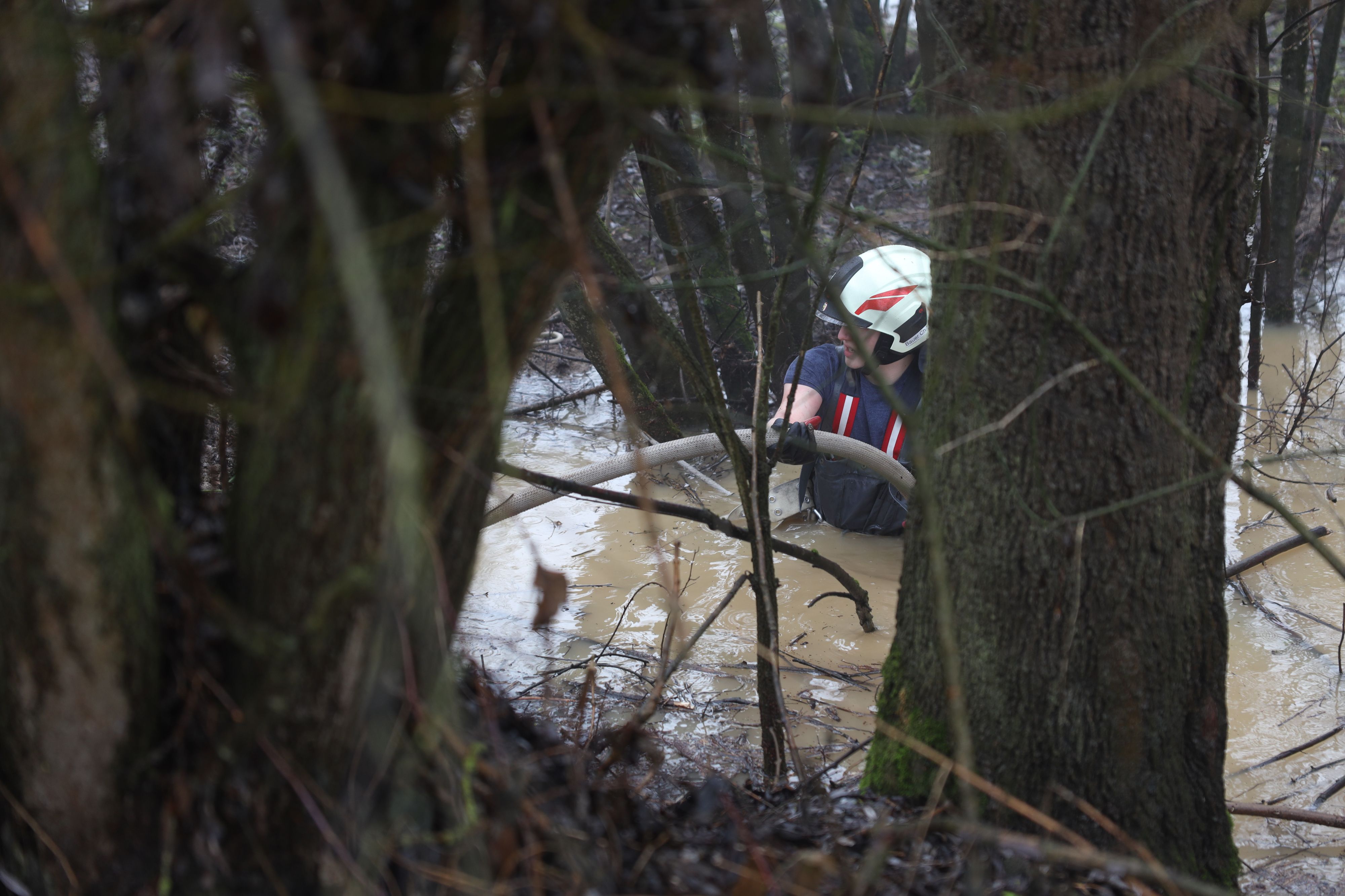 Bislang sind in Österreich vor allem die Wasserstände kleinerer Gewässer in Oberösterreich angestiegen.