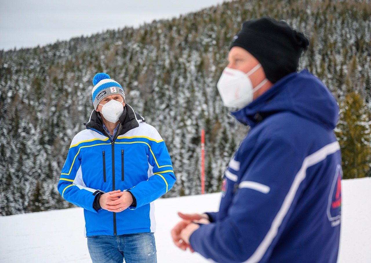 Tourismuslandesrat Jochen Danninger (ÖVP) war selbst vor Ort.