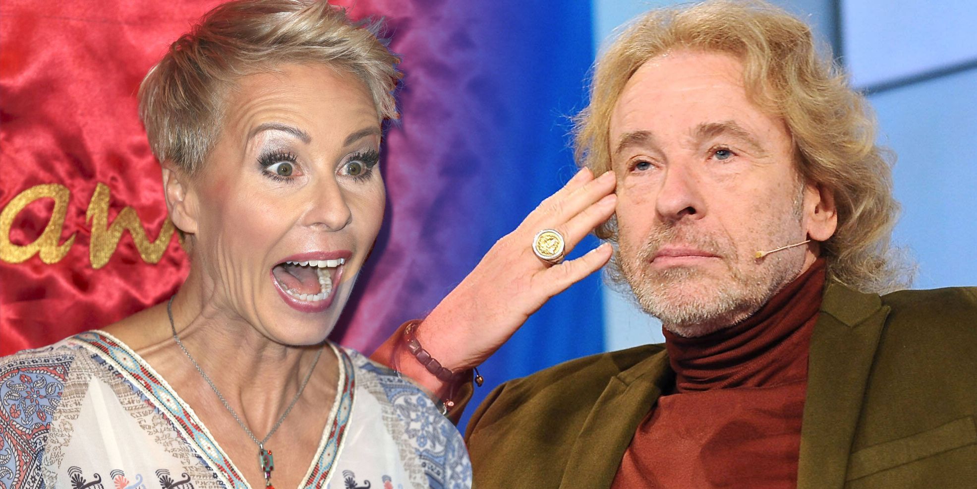 Sonja Zietlow und Thomas Gottschalk