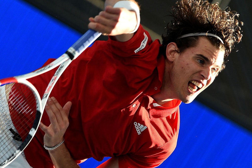 Dominic Thiem verlor die Exhibition gegen Rafael Nadal. 