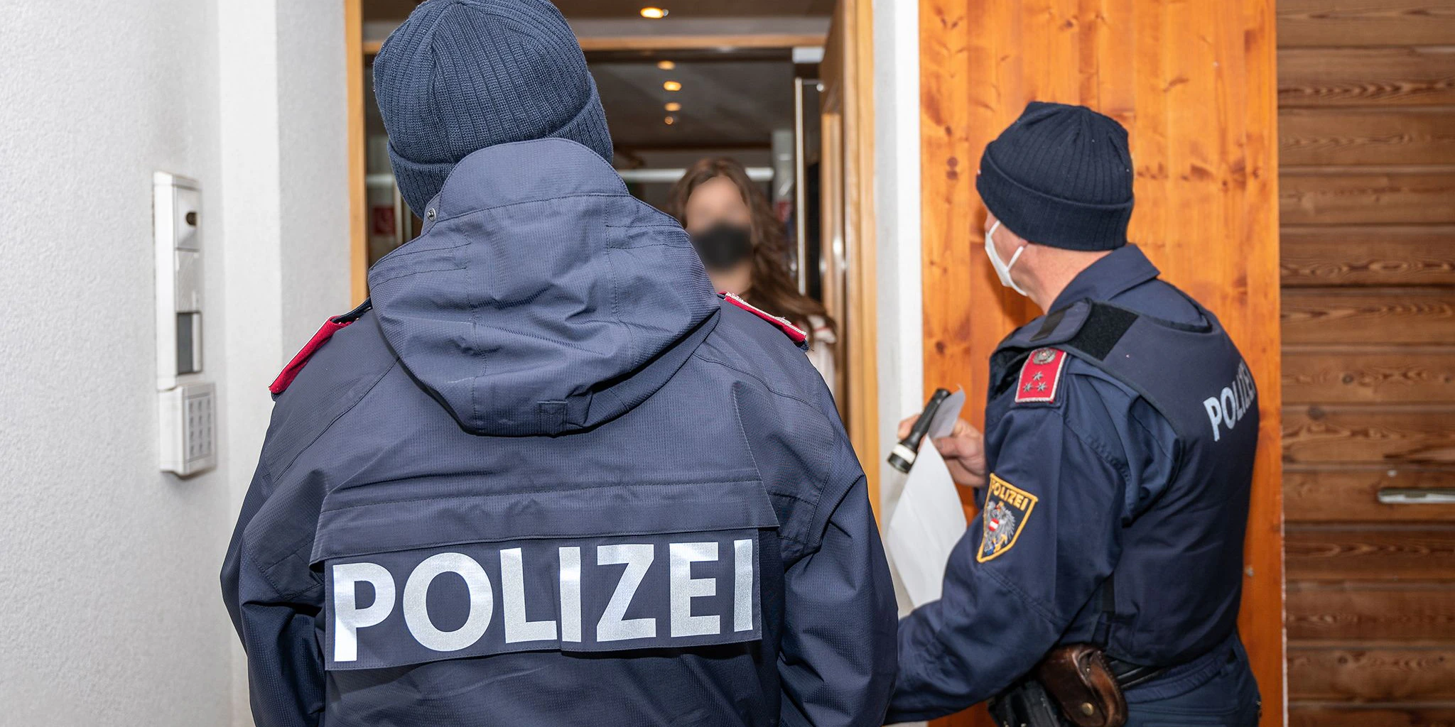 Polizeikontrolle in St. Anton