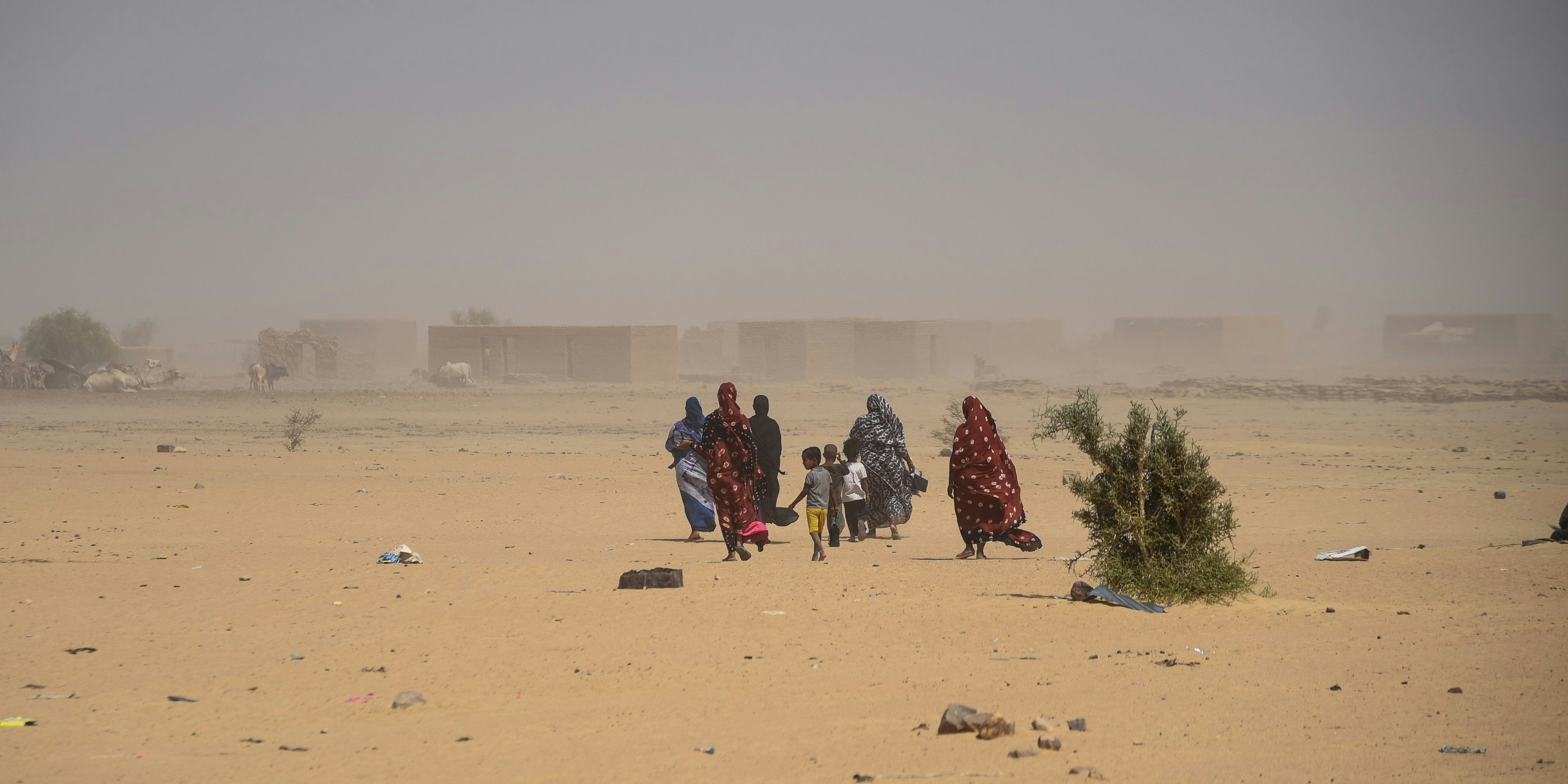 Auch im benachbarten Mali müssen viele Menschen vor Terrorgruppen fliehen