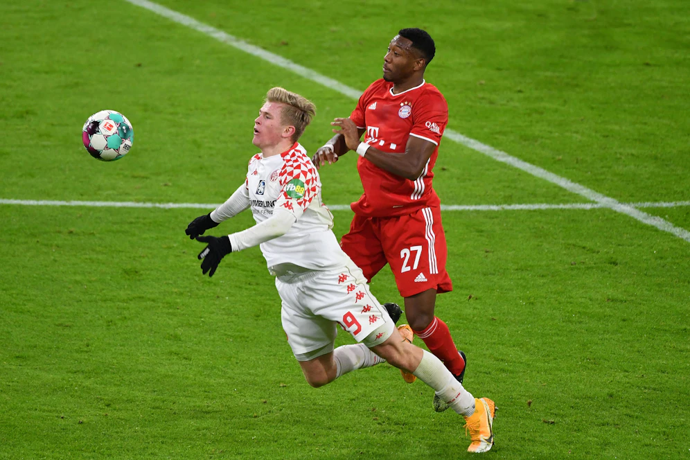 David Alaba verwandelte mit den Bayern ein 0:2 in ein 5:2.