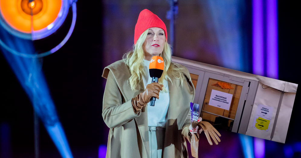 Andrea Kiewel bei der Silvestershow im ZDF