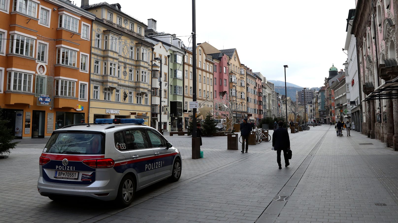Die Polizei in Innsbruck wird künftig eine Waffenverbotszone zu kontrollieren haben.&nbsp;