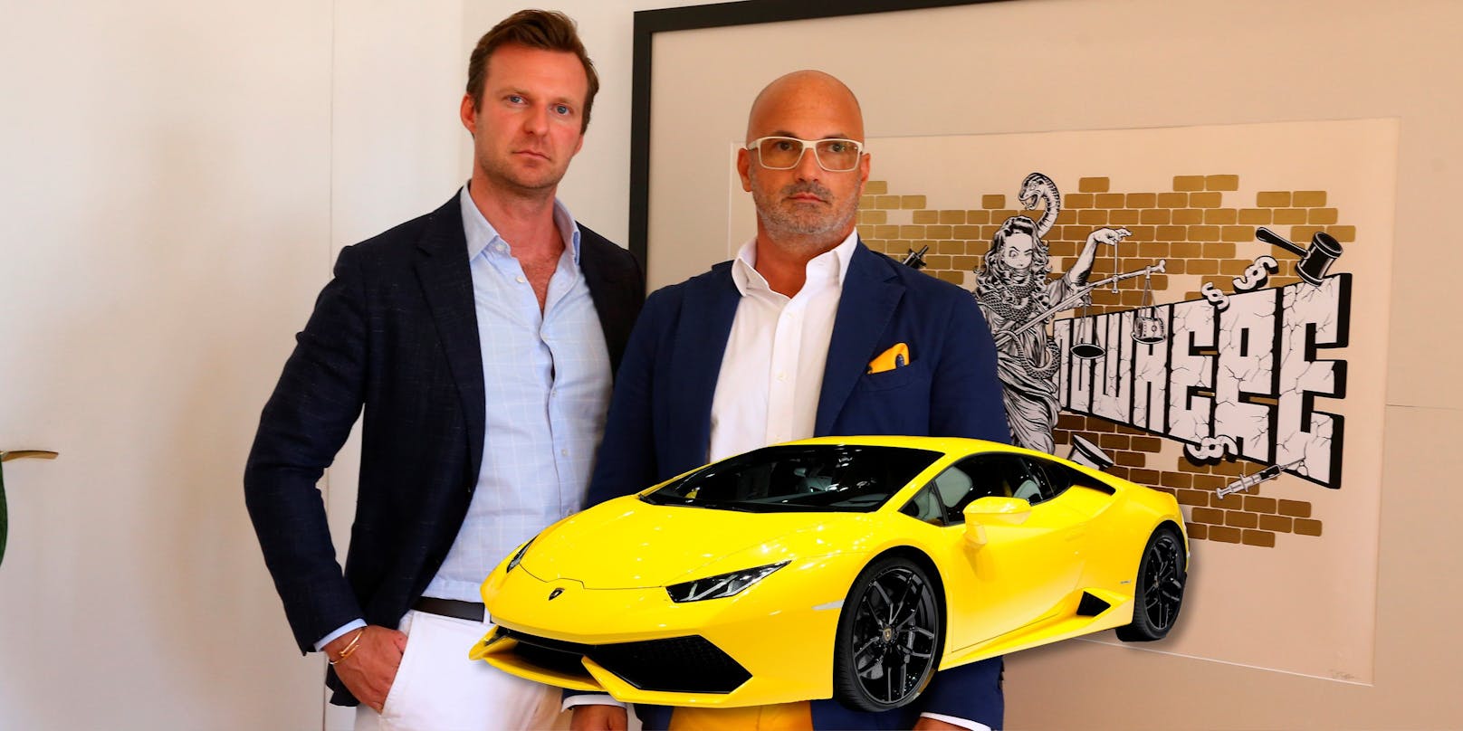 Philipp Wolm und Nikolaus Rast erwirkten die Enthaftung des Lamborghini-Schiebers.
