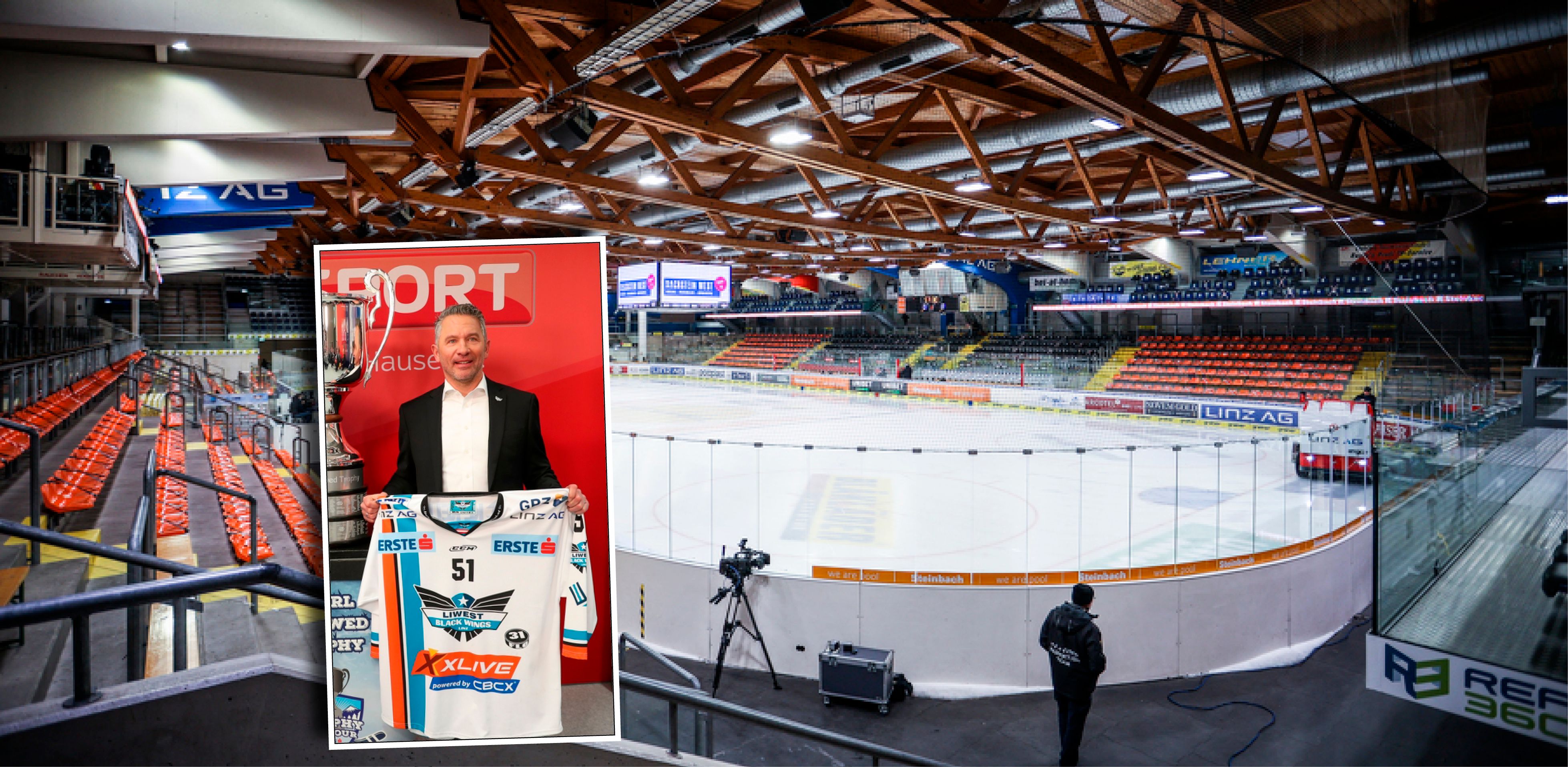 Laut Anzeige soll Christian Perthaler die Black Wings um mehr als 100.000 Euro geschädigt haben.