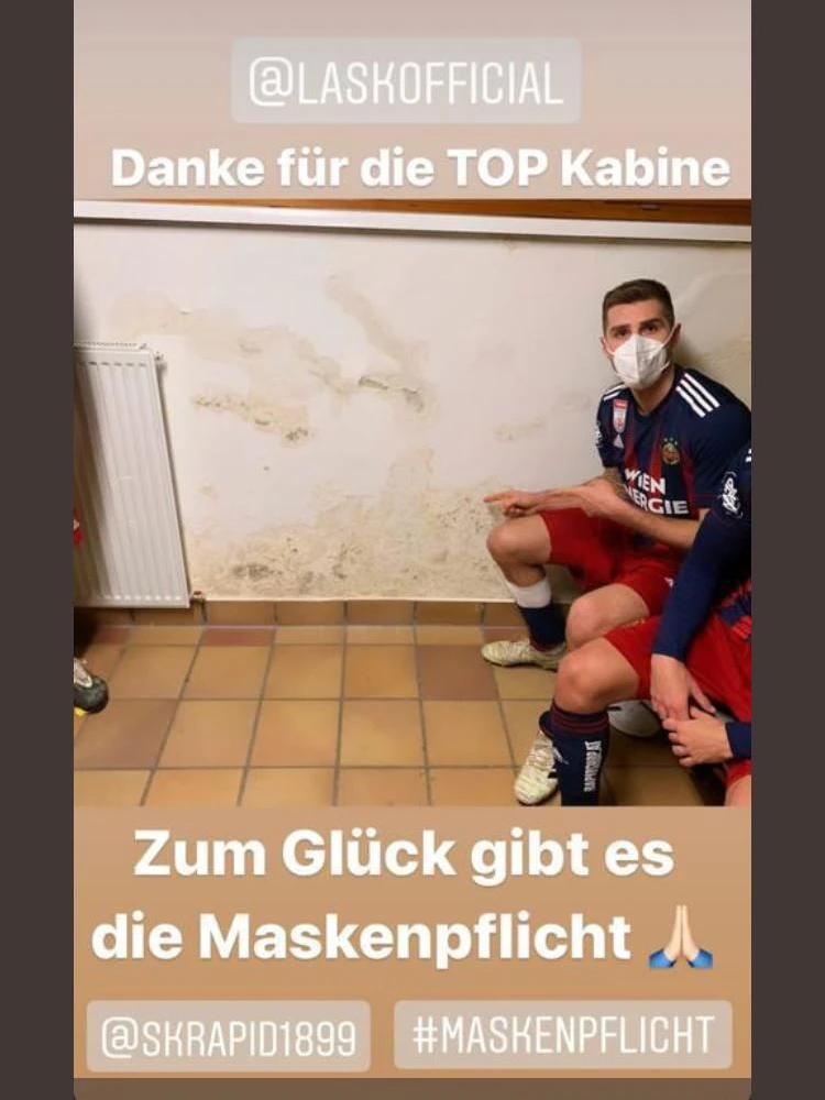 Thorsten Schick zeigt in seiner Instagram-Story deutliche Schimmelspuren in der Gästekabine.