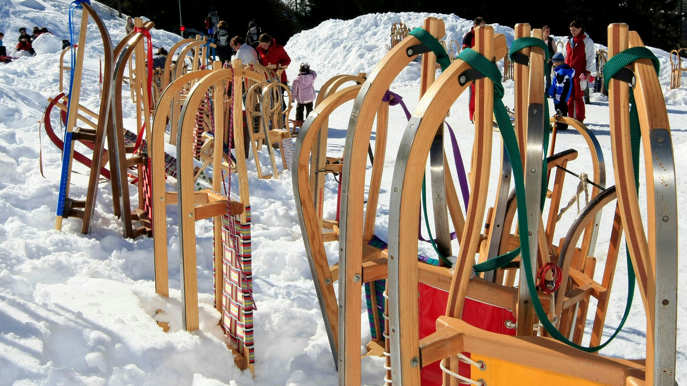 Tragisches Rodelunglück in Deutschland.