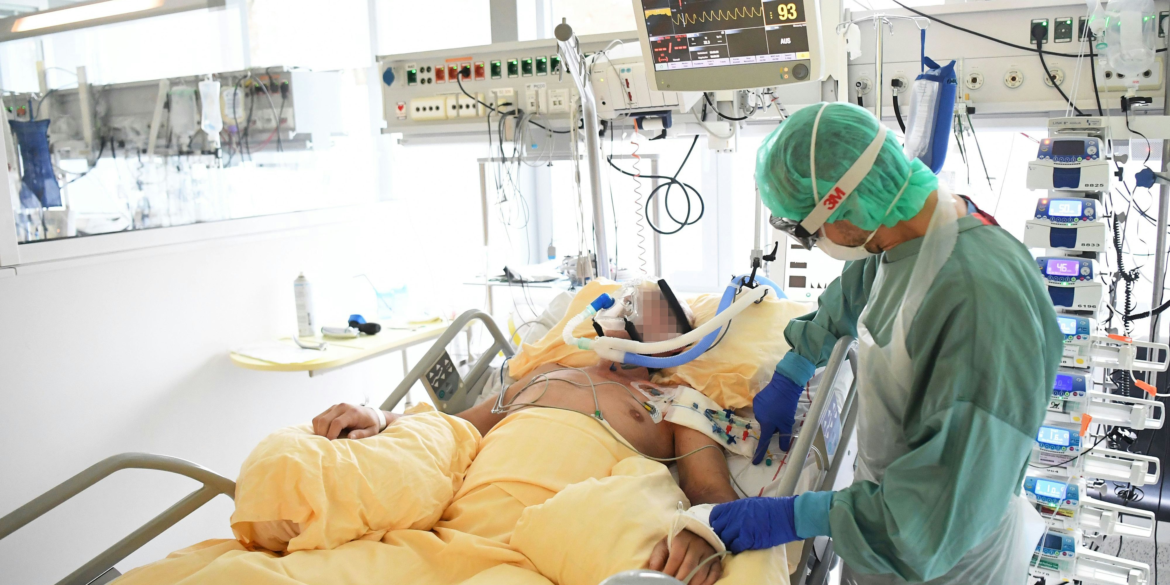 Blick in die Corona-Intensivstation in Tulln (Archivfoto)