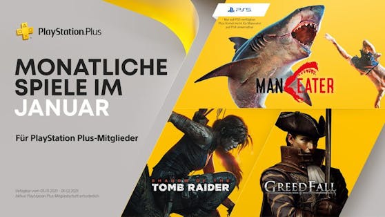 PlayStation Plus-Titel im Januar 2021 für PS4 und PS5
