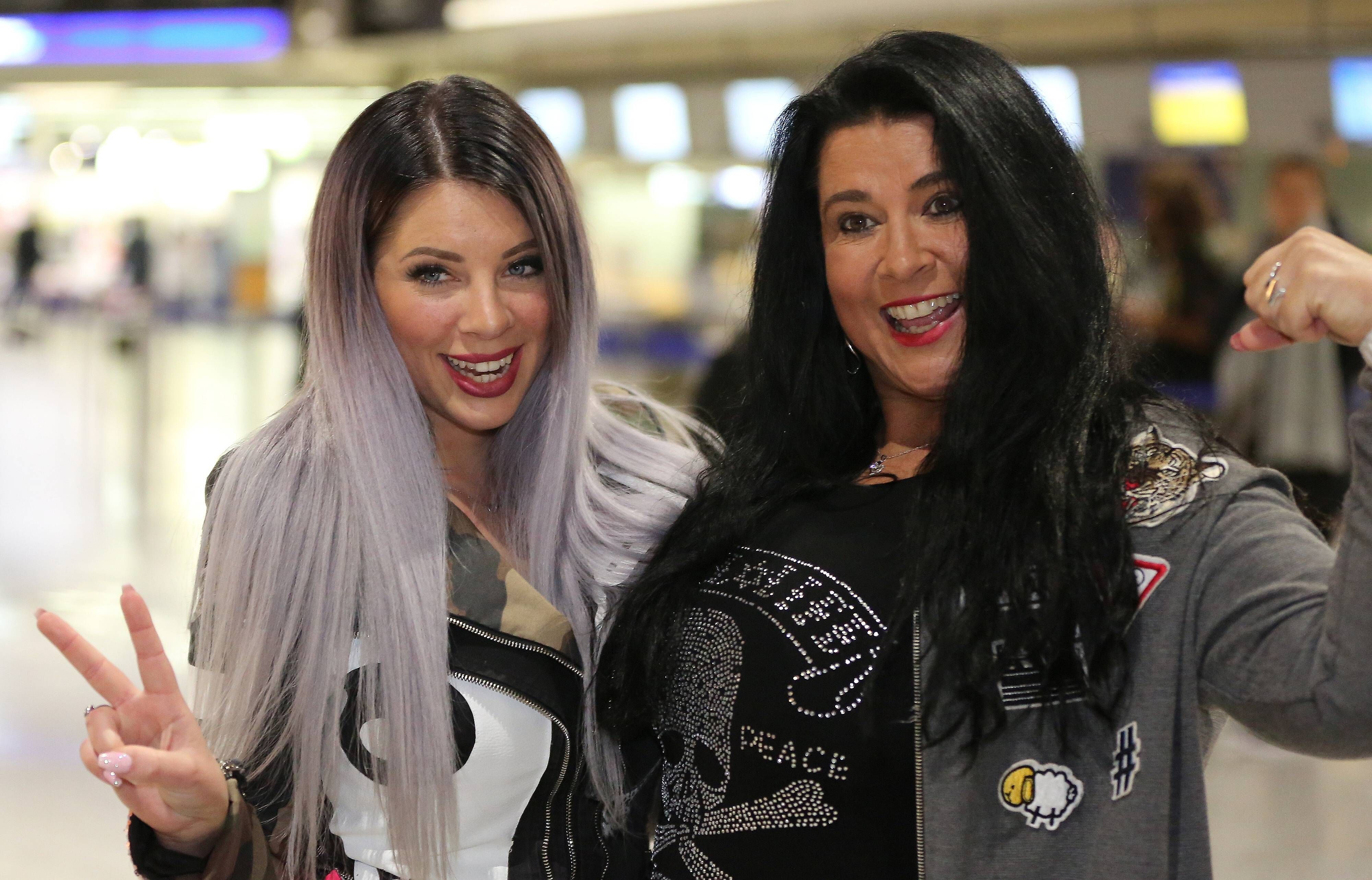 Iris Klein mit Tochter Jenny Frankhauser (l.)