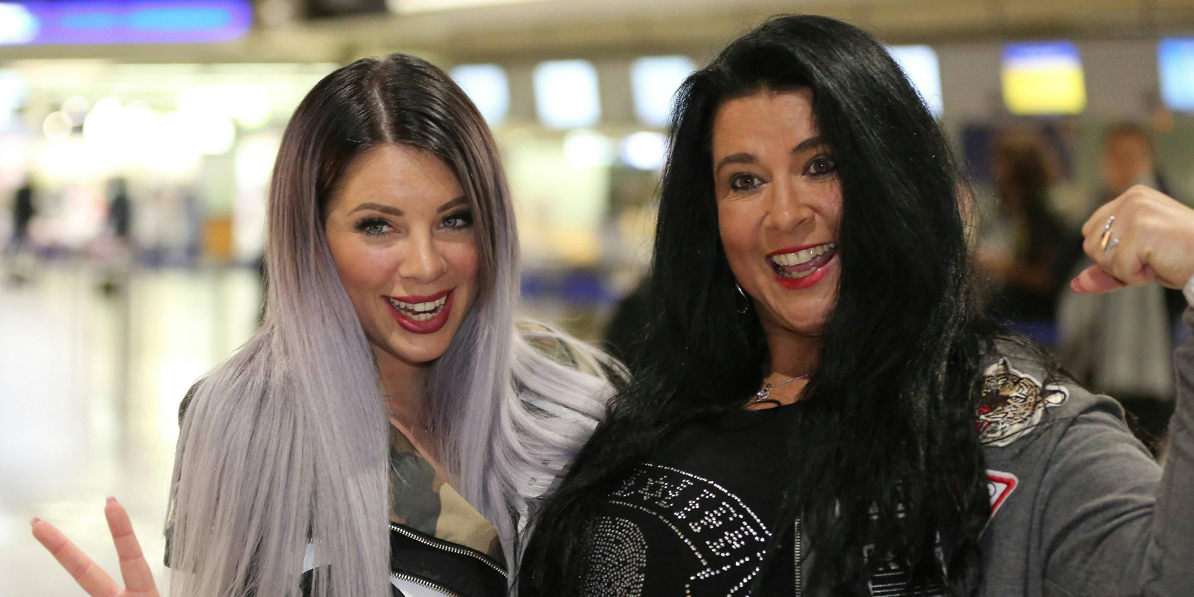 Iris Klein mit Tochter Jenny Frankhauser (l.)