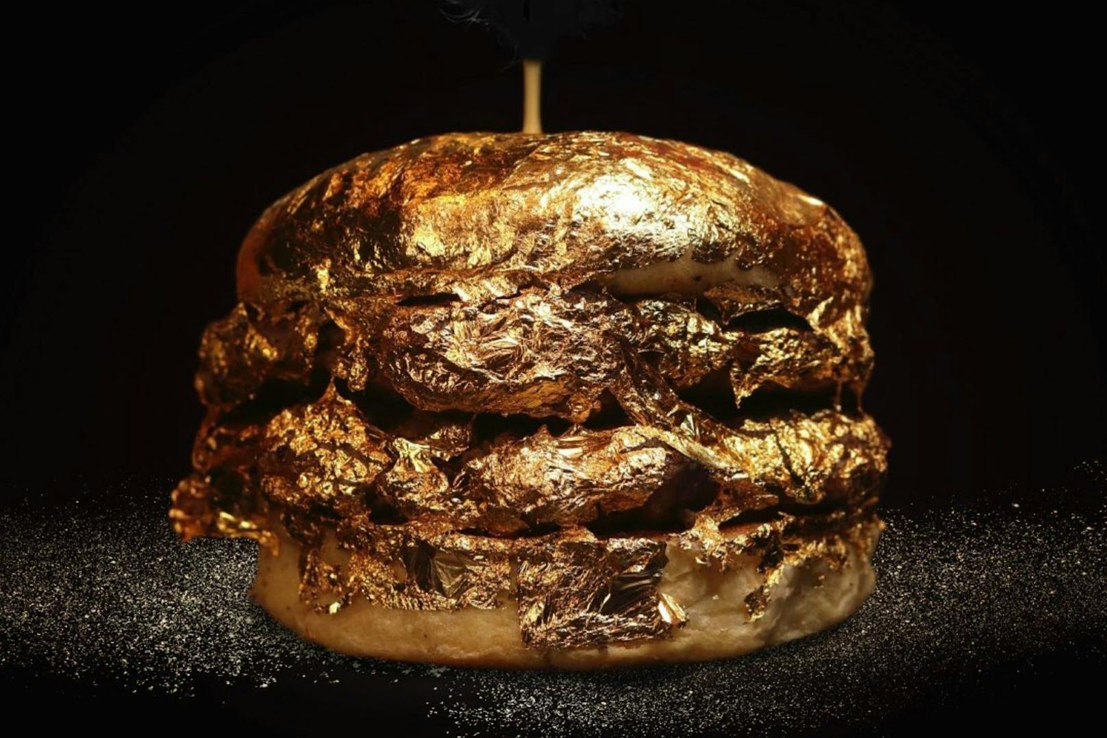 Diesen Goldburger gibt es derzeit bei einer kolumbianischen Fast-Food-Kette um rund 48 Euro.