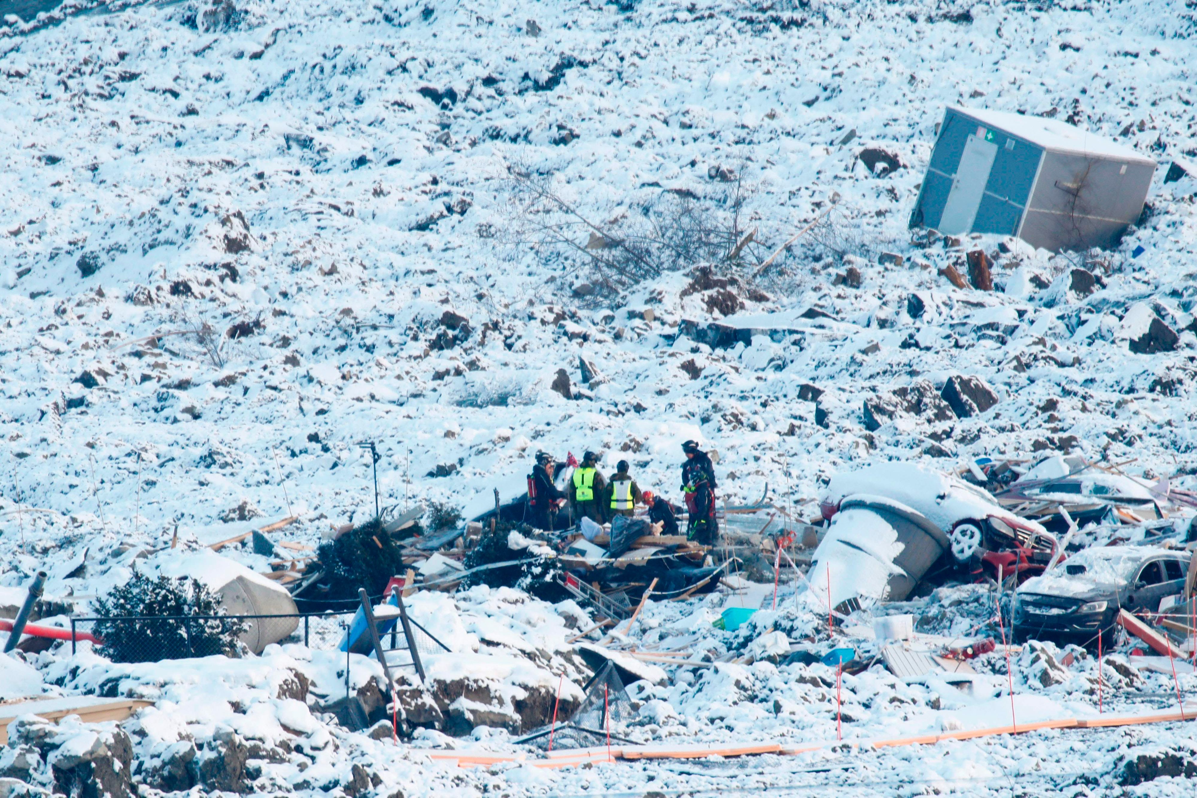 In Norwegen kam es am 30. Dezember zu einem verheerenden Erdrutsch.