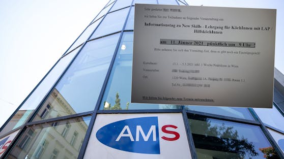 Ein Wiener soll trotz Lockdowns beim AMS-Kurs erscheinen.