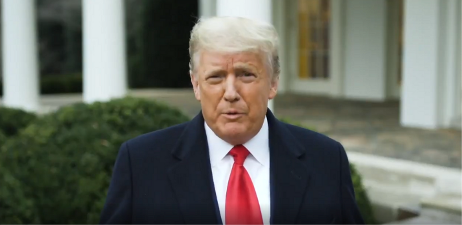 Donald Trump pfeift seine Fans nicht zurück.