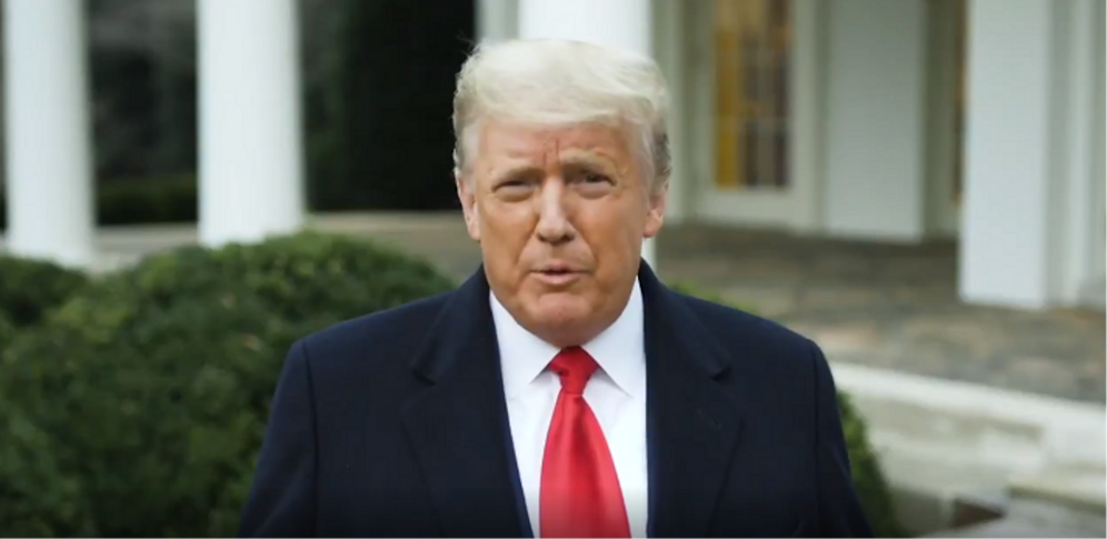 Donald Trump pfeift seine Fans nicht wirklich zurück.