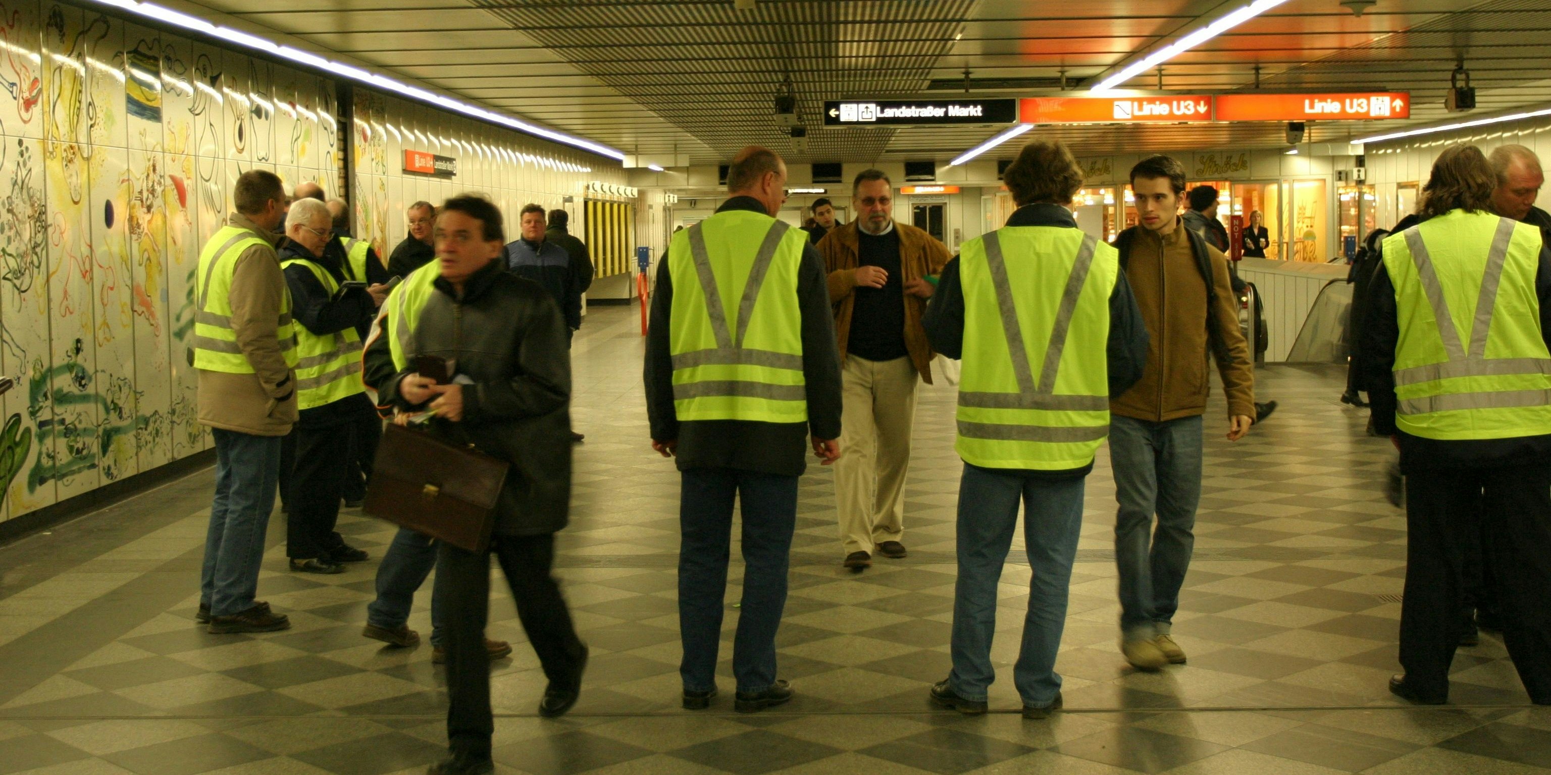 Fahrscheinkontrolle in Wien