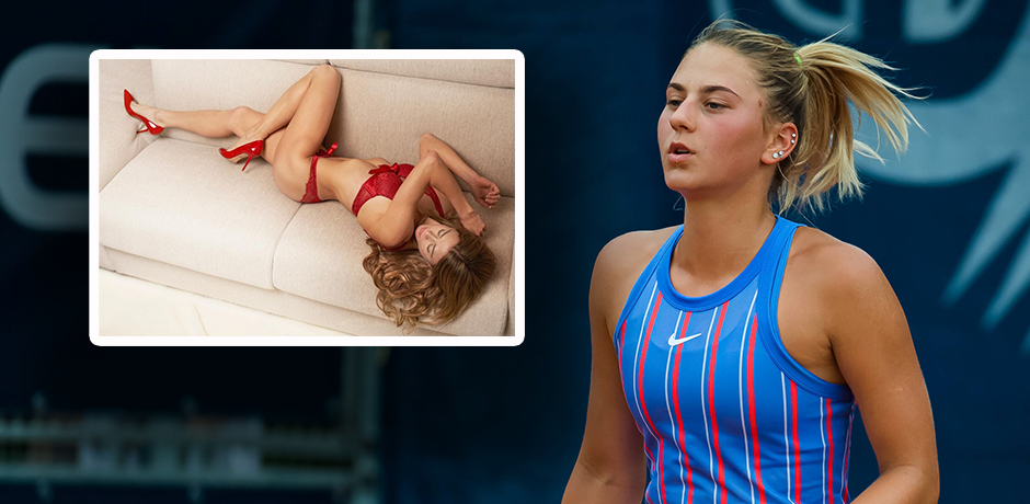 Camila Giorgi präsentiert sich besonders freizügig. 