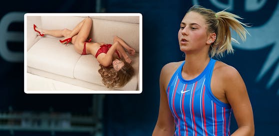 Camila Giorgi präsentiert sich besonders freizügig.