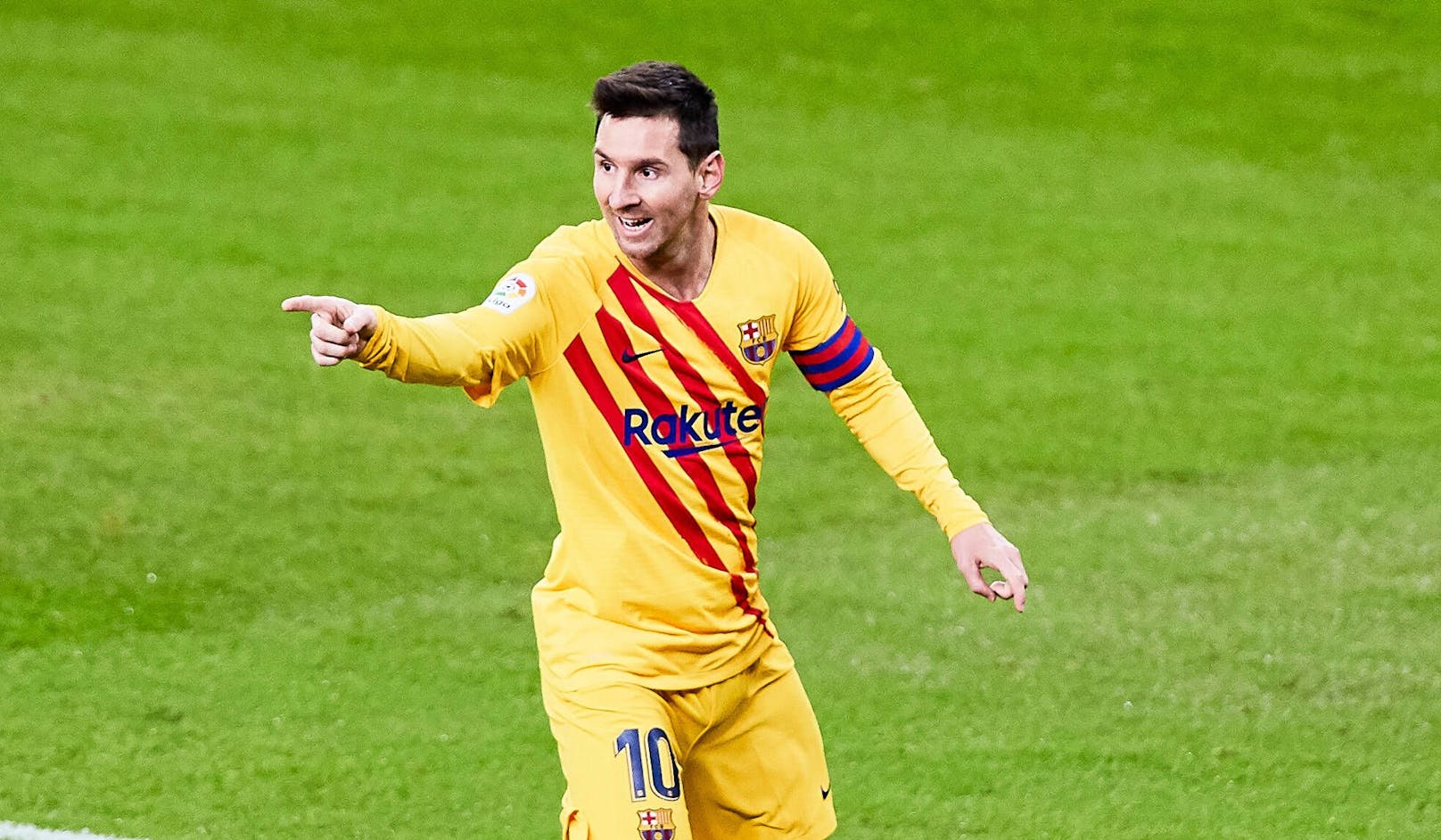 Lionel Messi beim Torjubel.