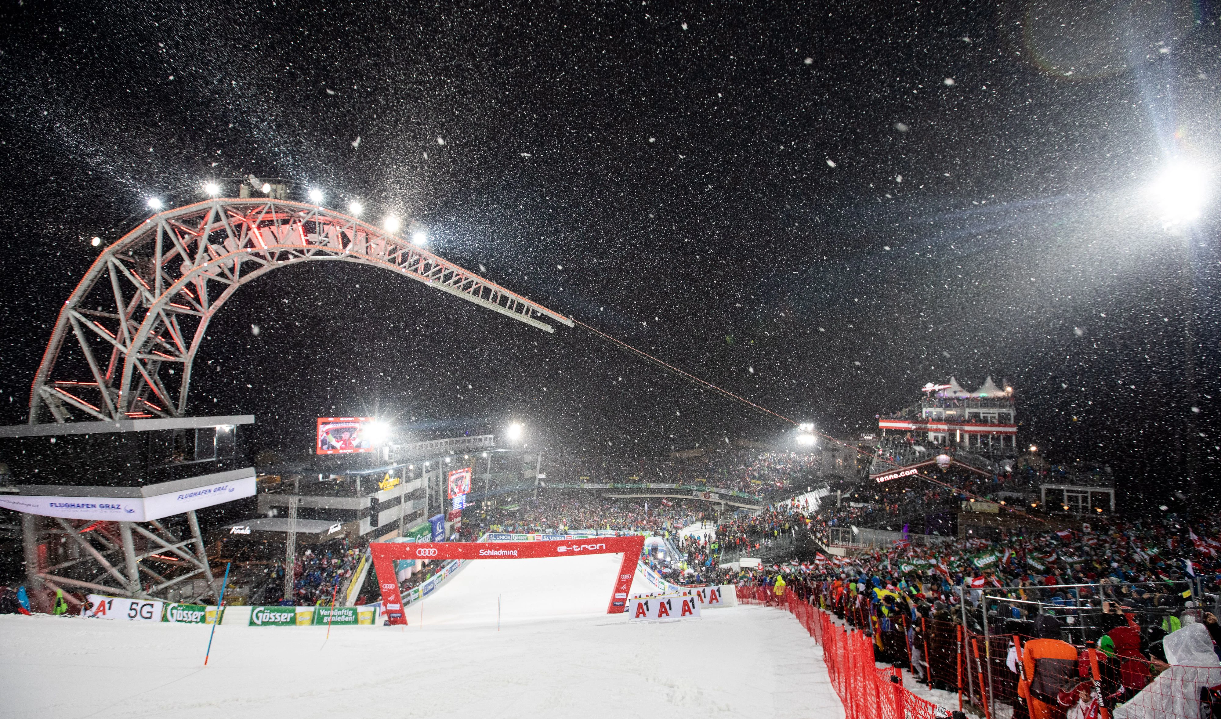 Das Nightrace in Schladming steigt ohne Zuschauer. 