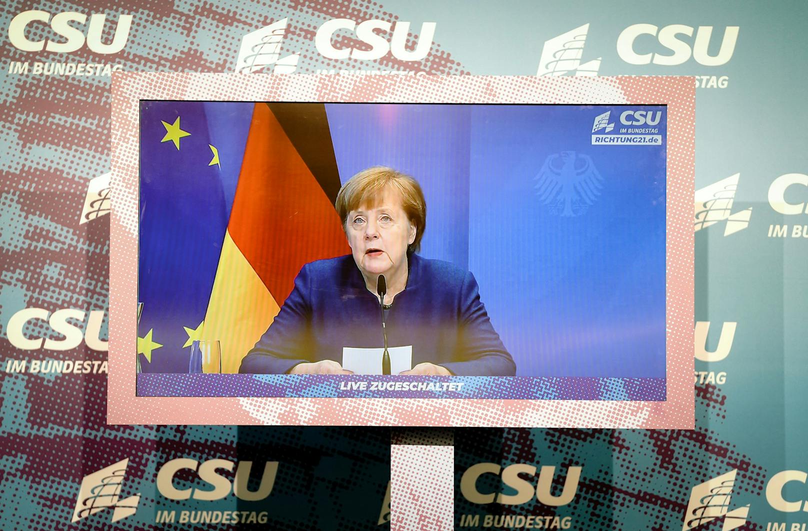 Die deutsche Bundeskanzlerin Angela Merkel wagte einen Ausblick auf die kommenden Monate. 