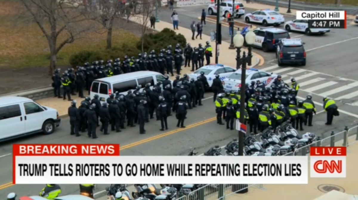 Die Nationalgarde wurde mobilisiert.