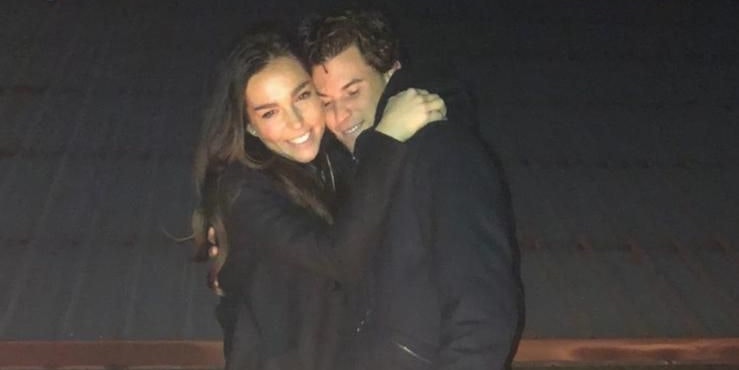 Dominic Thiem und Lili Paul-Roncalli posieren erstmals gemeinsam.