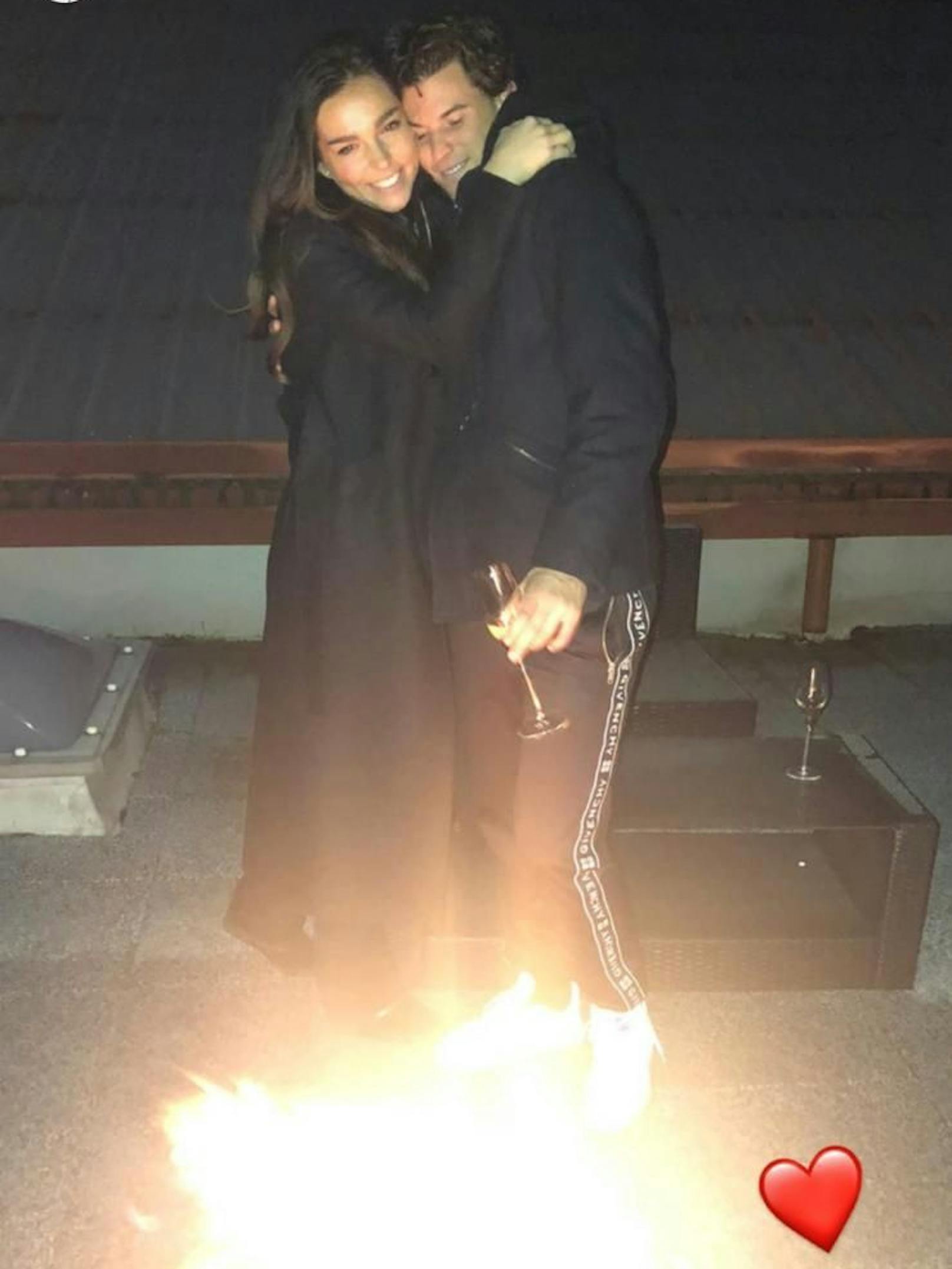 Dominic Thiem mit seiner neuen Flamme Lili Paul-Roncalli.