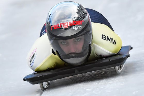 Janine Flock holt sich die EM-Bronzemedaille.
