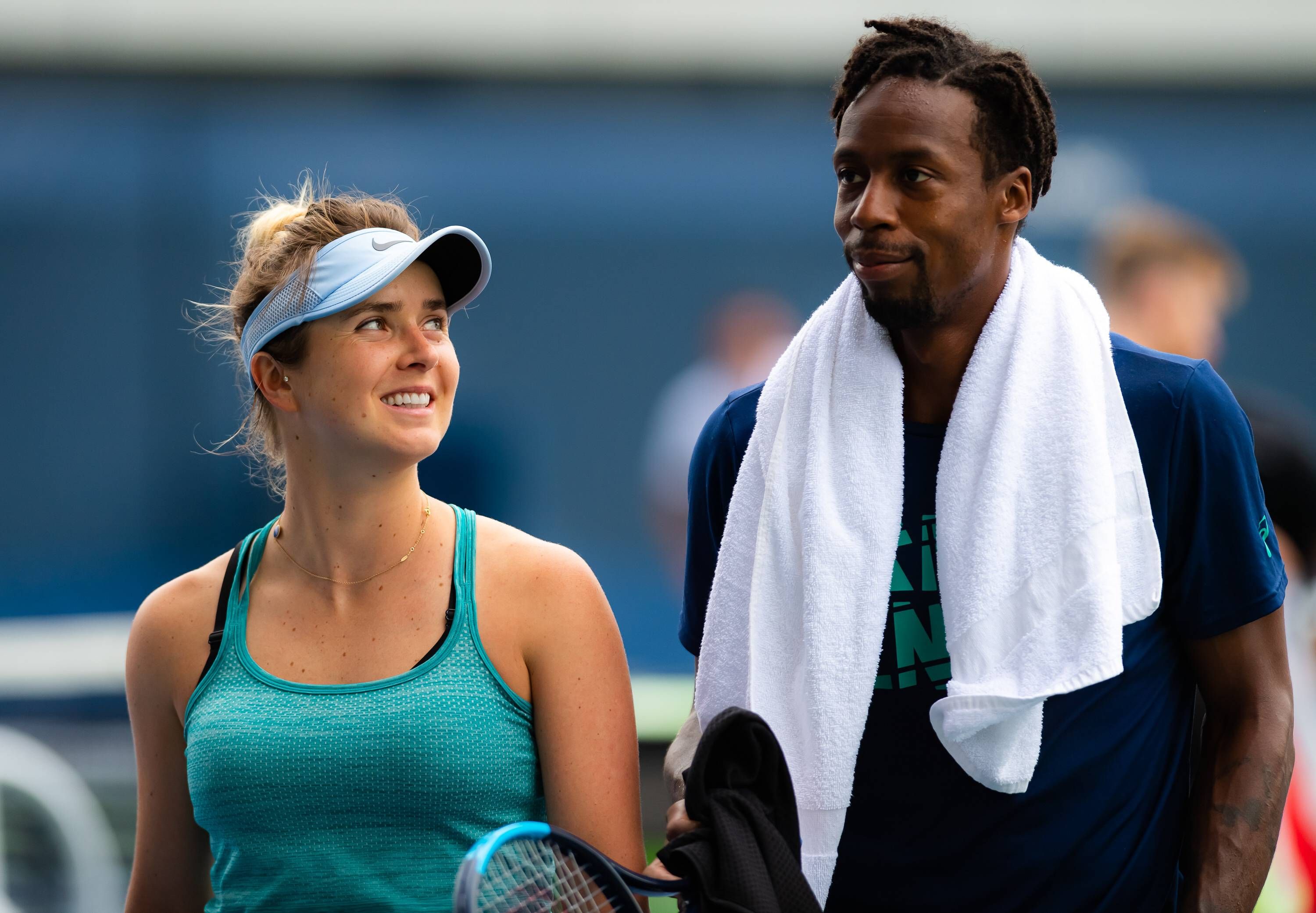 Elina Switolina und Gael Monfils