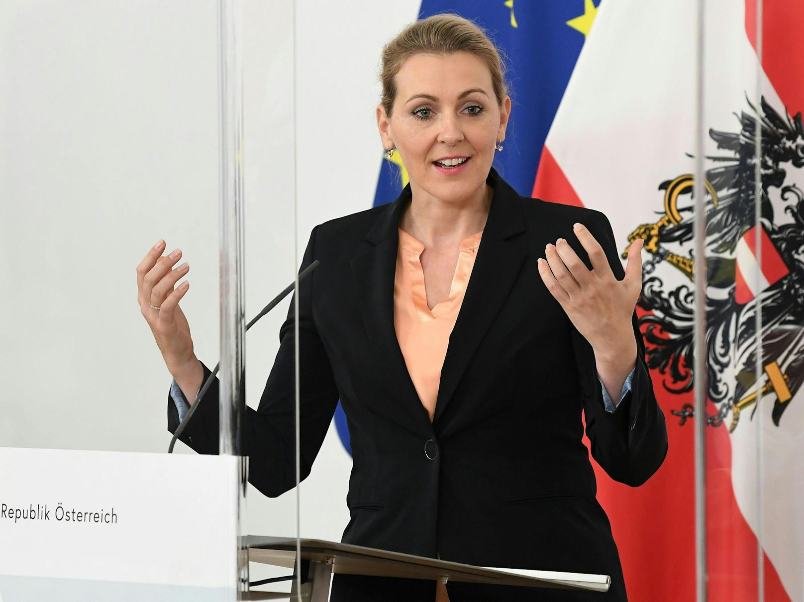 Arbeitsministerin Christine Aschbacher