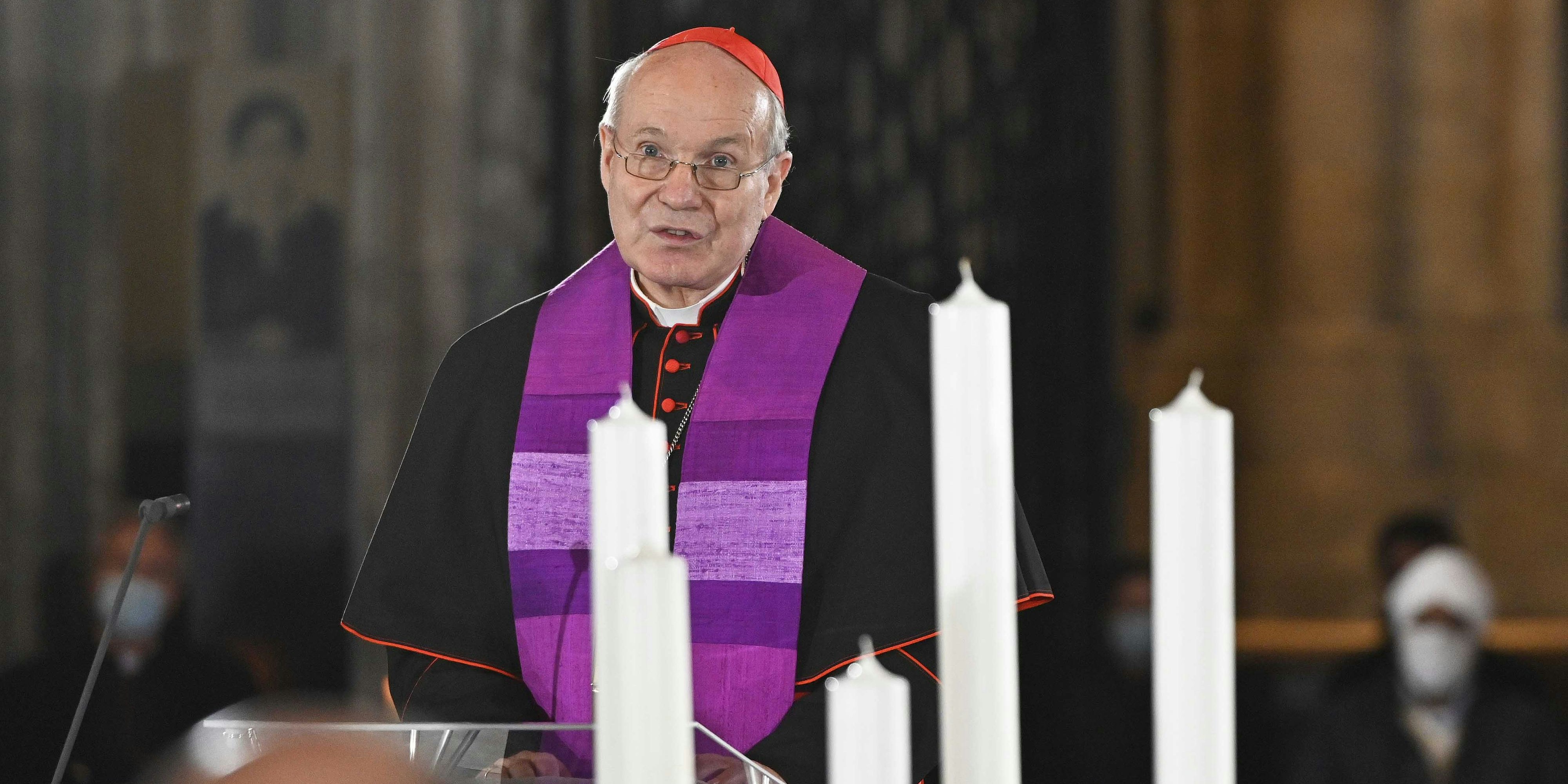 Den einzelnen Oster-Gottesdiensten im Wiener Stephansdom steht jeweils Erzbischof Kardinal <strong>Christoph Schönborn</strong> vor.
