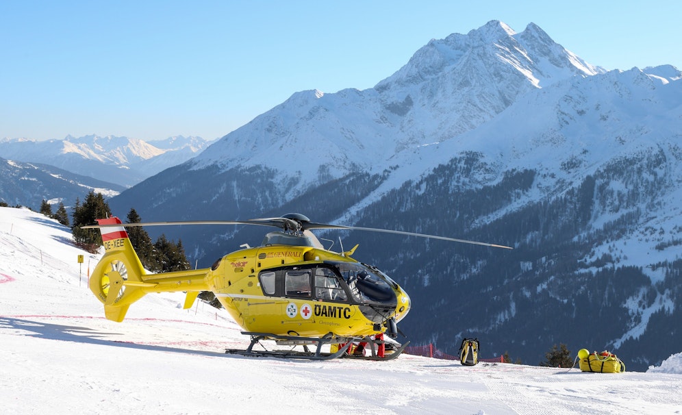 Der Hubschrauber musste Suter abtransportieren