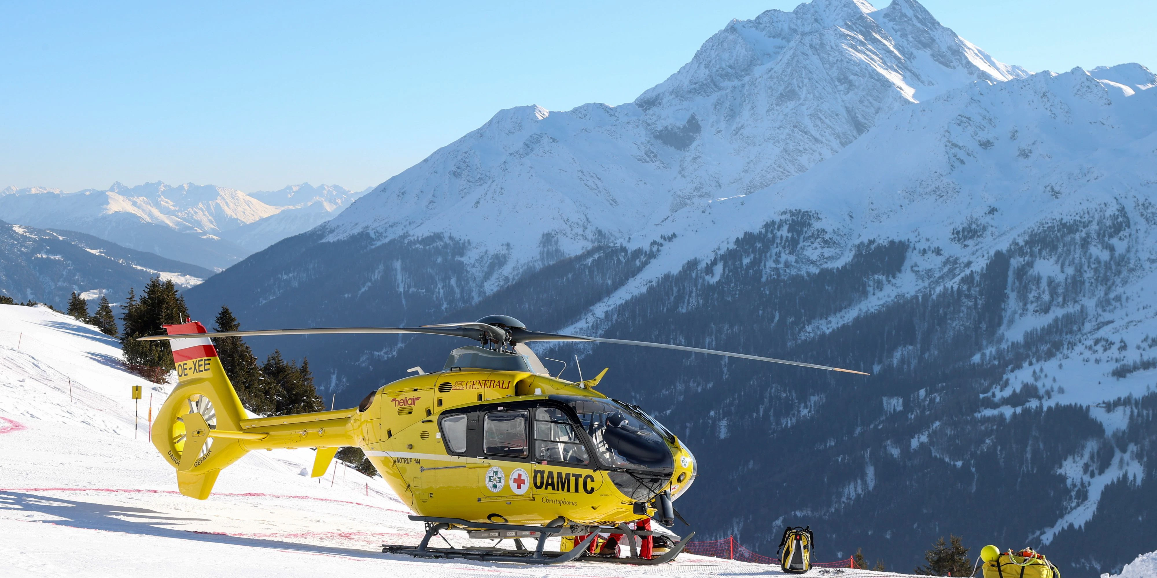 Der Hubschrauber musste Suter abtransportieren