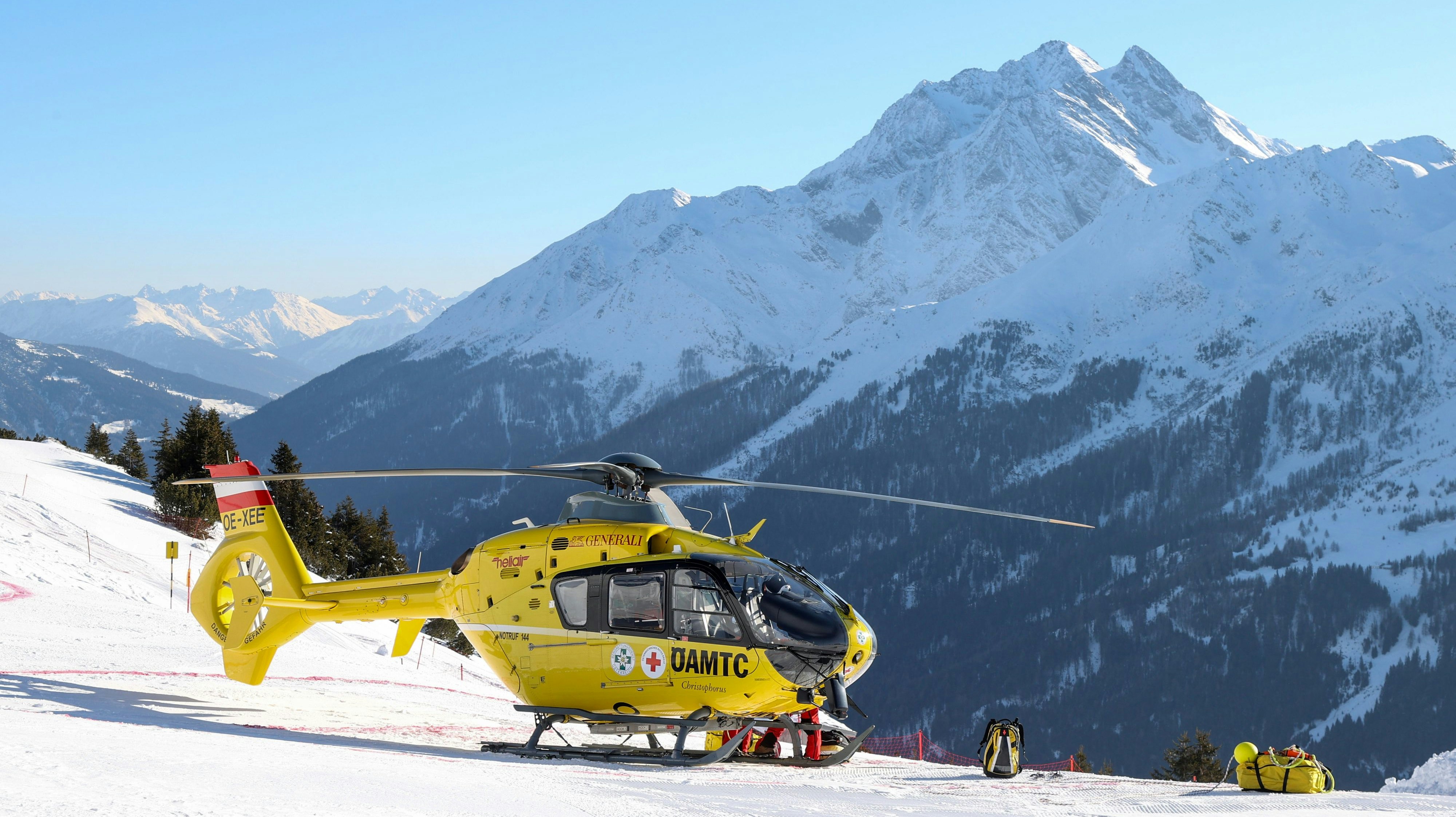 Der Hubschrauber musste Suter abtransportieren