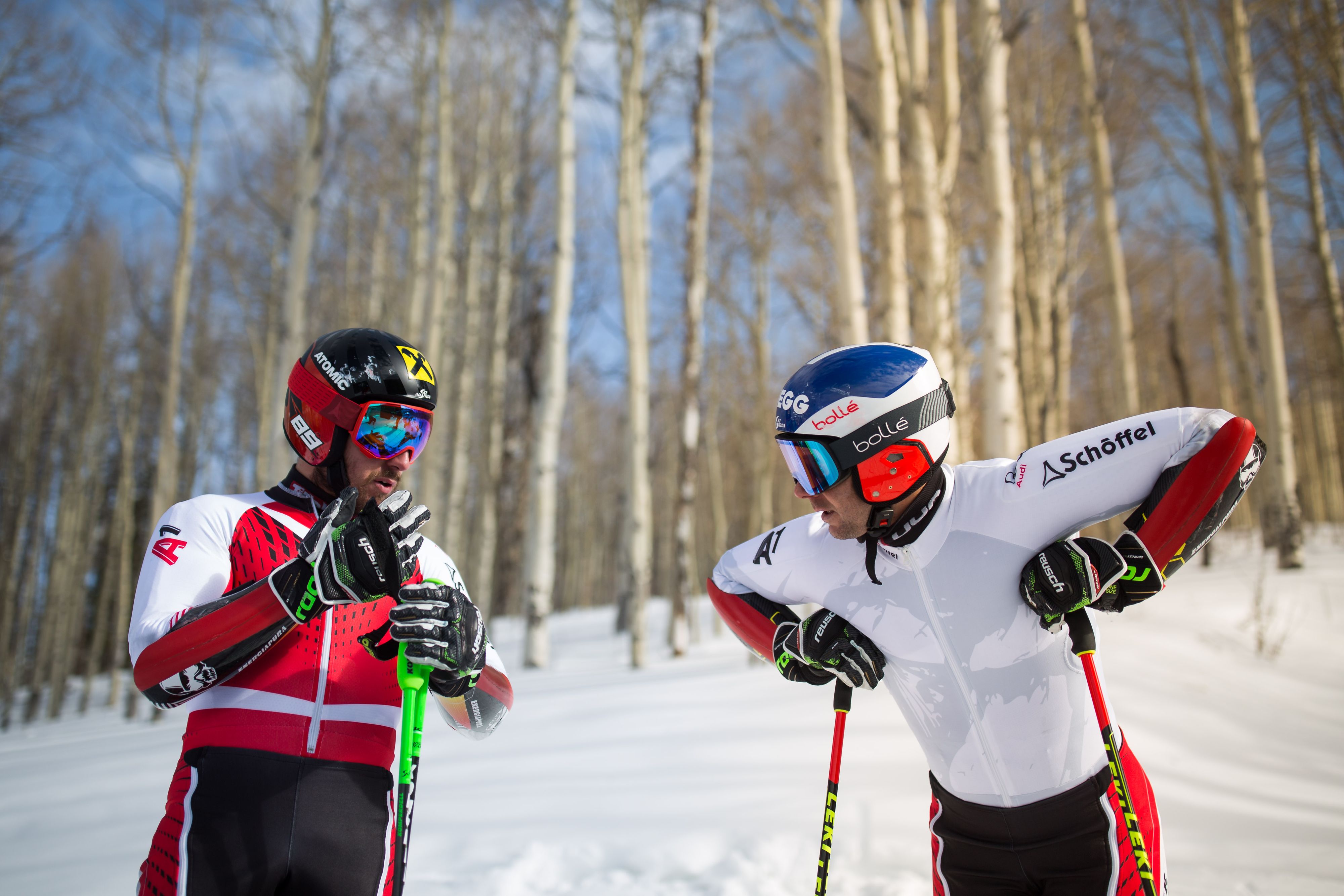 Marcel Hirscher und Philipp Schörghofer