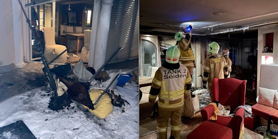 So sieht die Wohnung nach dem Christbaum-Brand aus.